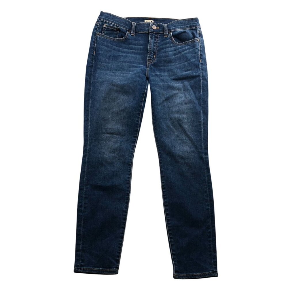J.Crew Womens Jeans Size 29/28 Stretch Skinny Blue Denim Ankle Blue Casual